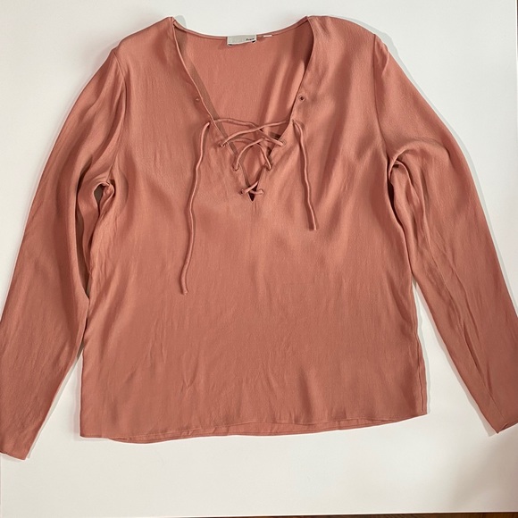 Aritzia ~ Wilfred Free Redling Long Sleeve Blouse - Picture 5 of 11